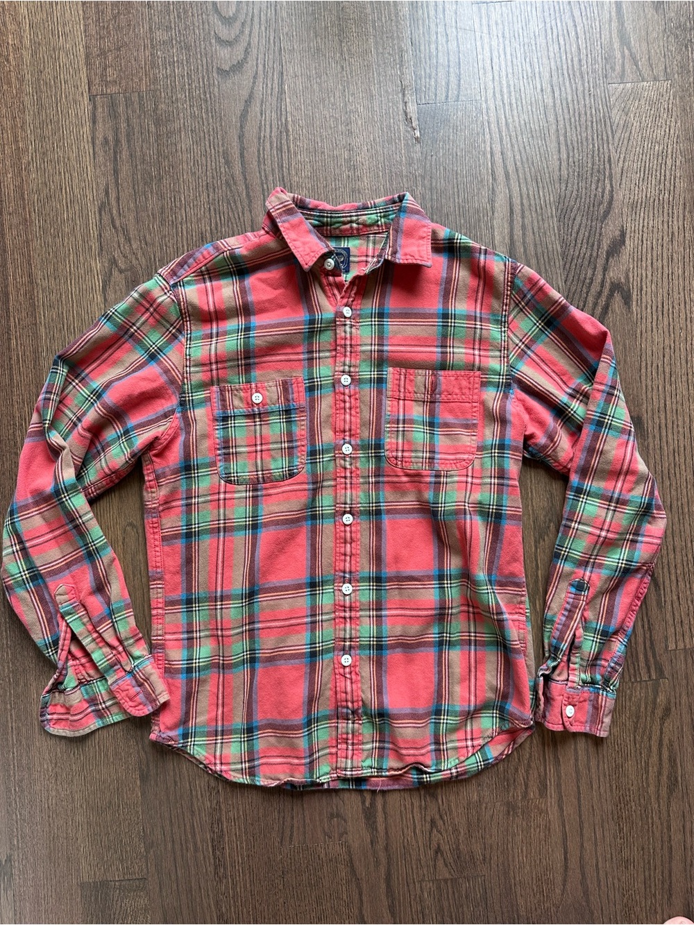 J Crew Flannel Button Down Medium M